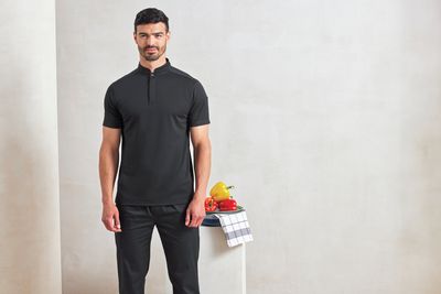 Studded Front Chef's Jacket