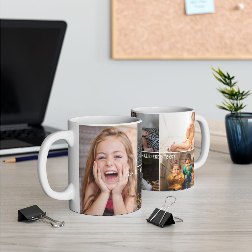 Handgedrukte tas, album met 5 foto's naar keuze Handgedrukte tas, album met 5 foto's naar keuze