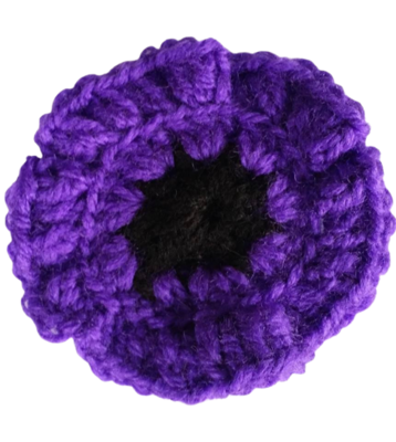 Knitted/Crocheted Poppies