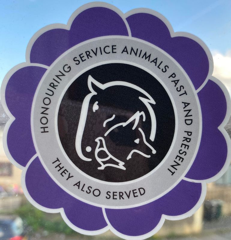 WS - Purple Poppy Window or Car Sticker
