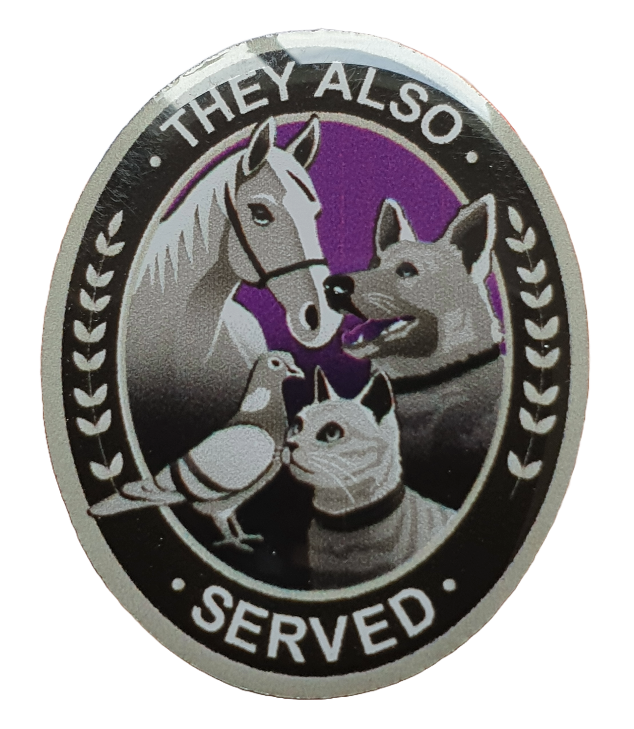 They Also Served Animal Remembrance Pin Badge