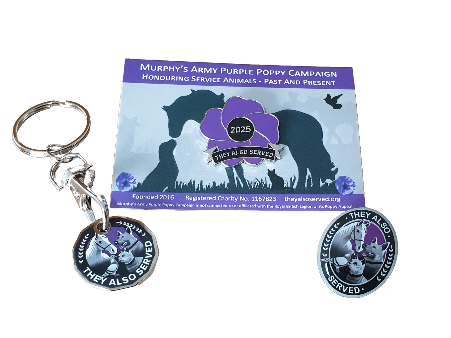 Set of 3 - TAS Pin Badge, Trolley Token &amp; 2025 Pin Badge