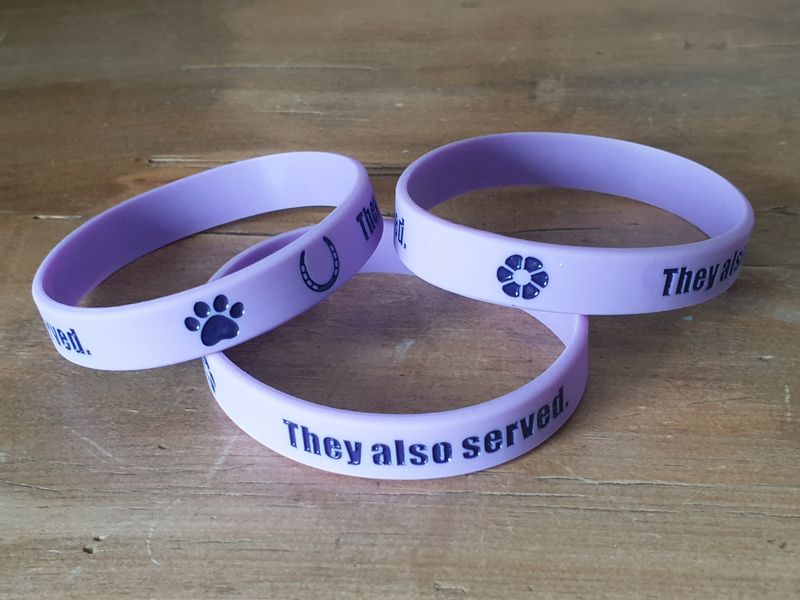 WB25 - Purple Poppy Wristband