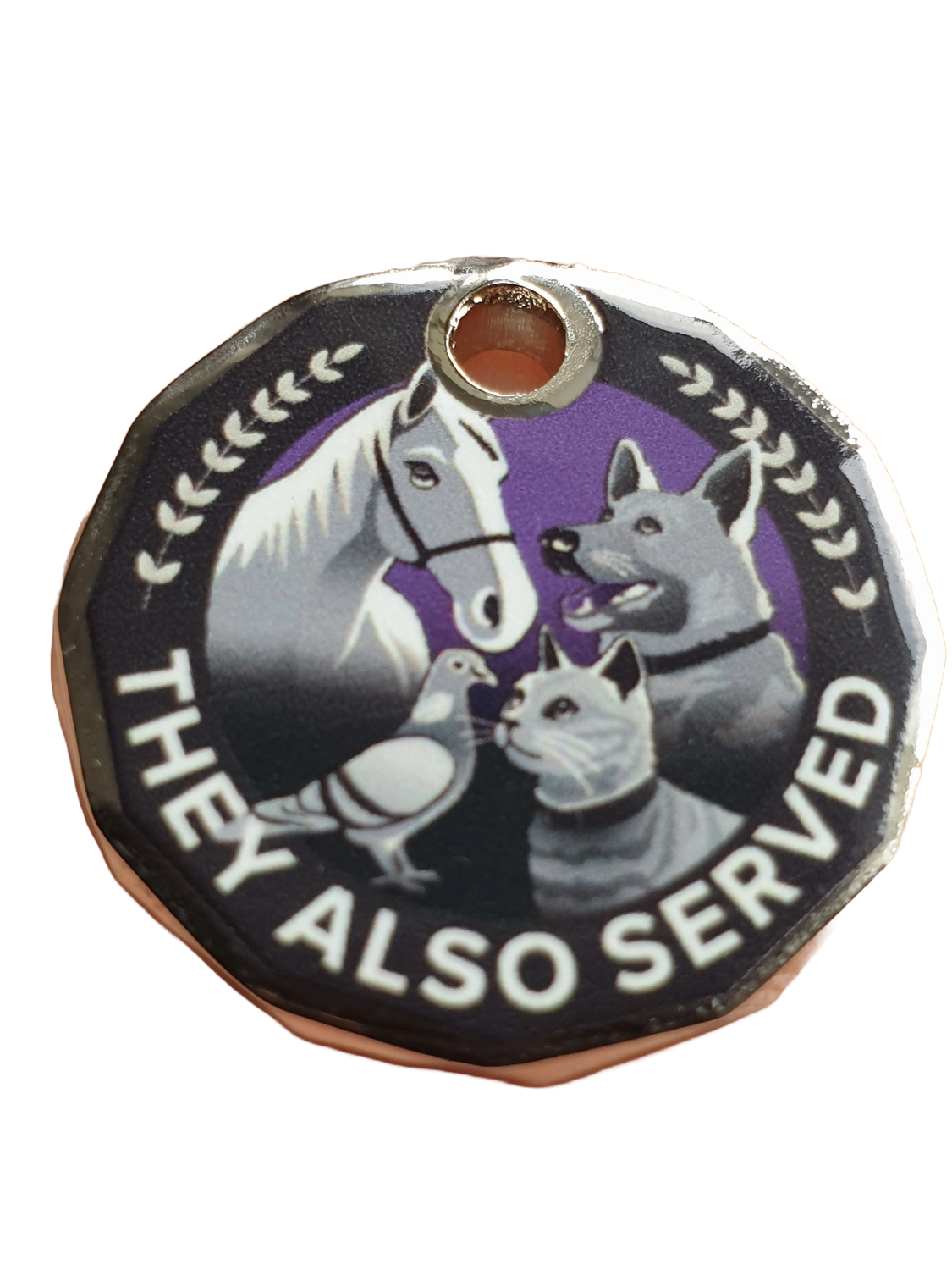 They Also Served Trolley Token Keyring