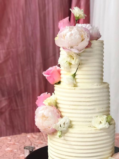 3 Tier Floral (Wedding) Cake