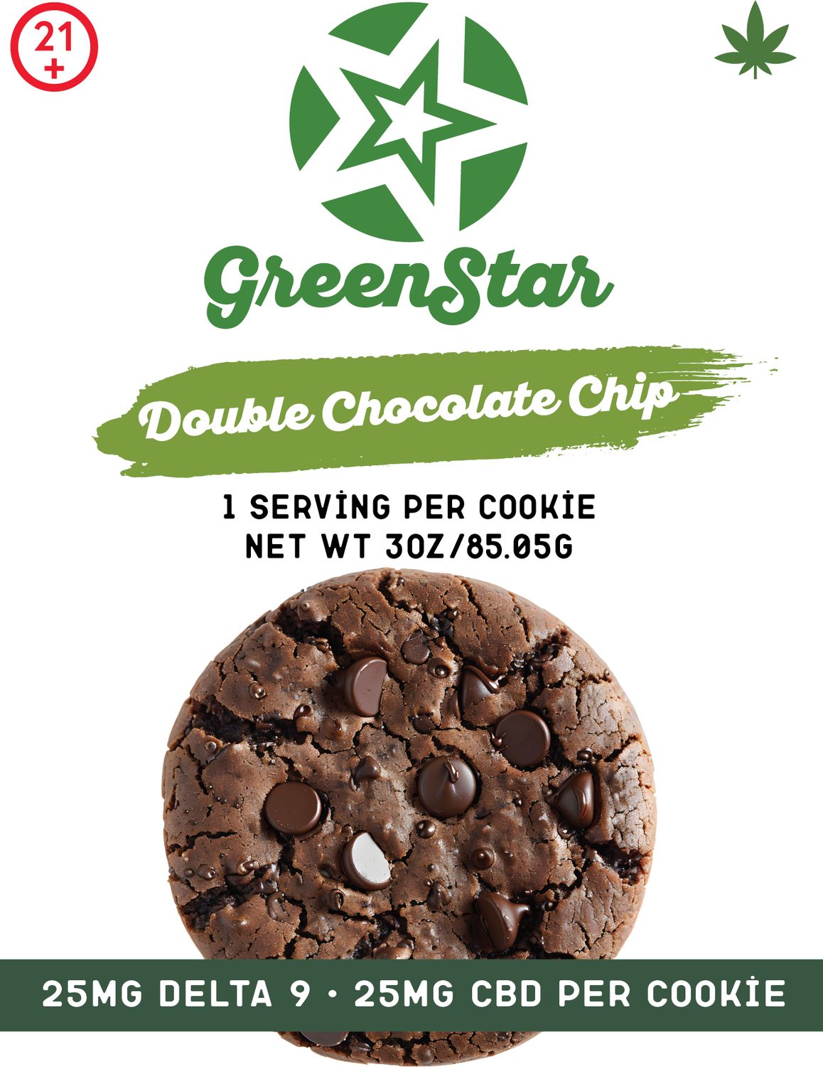 Double Chocolate Cookie 25mg D9