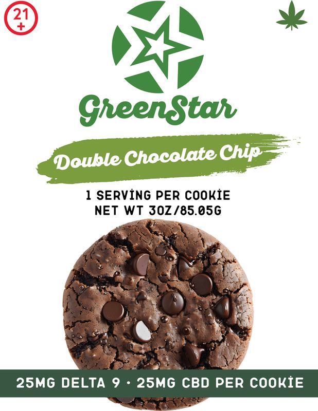 Double Chocolate Cookie 25mg D9