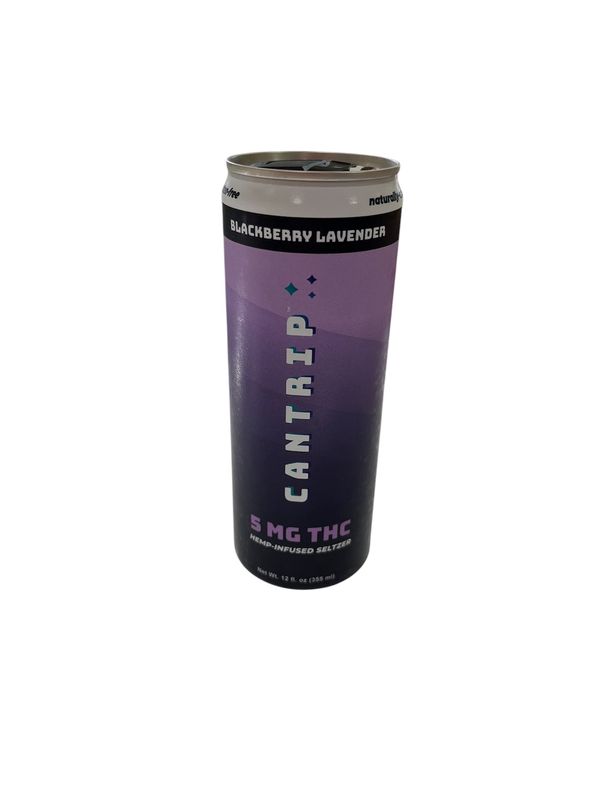 Blackberry Lavender 5mg Thc 12oz hemp infused seltzer