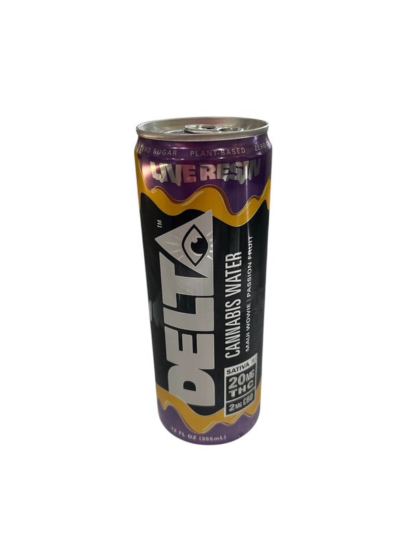 Maui Wowie| Passion Fruit  20mg THC 5mg CBD seltzer 12oz