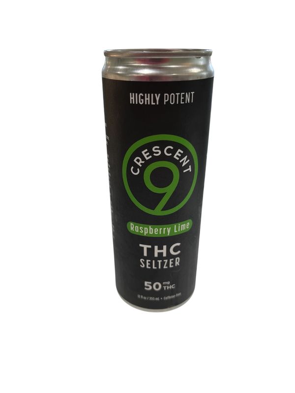 Raspberry Lime 50mg THC Seltzer
