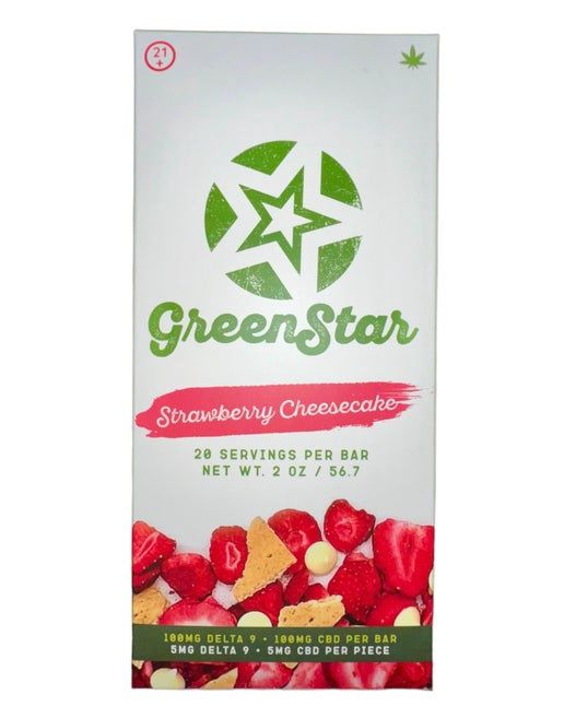 100mg Strawberry Cheesecake Bar