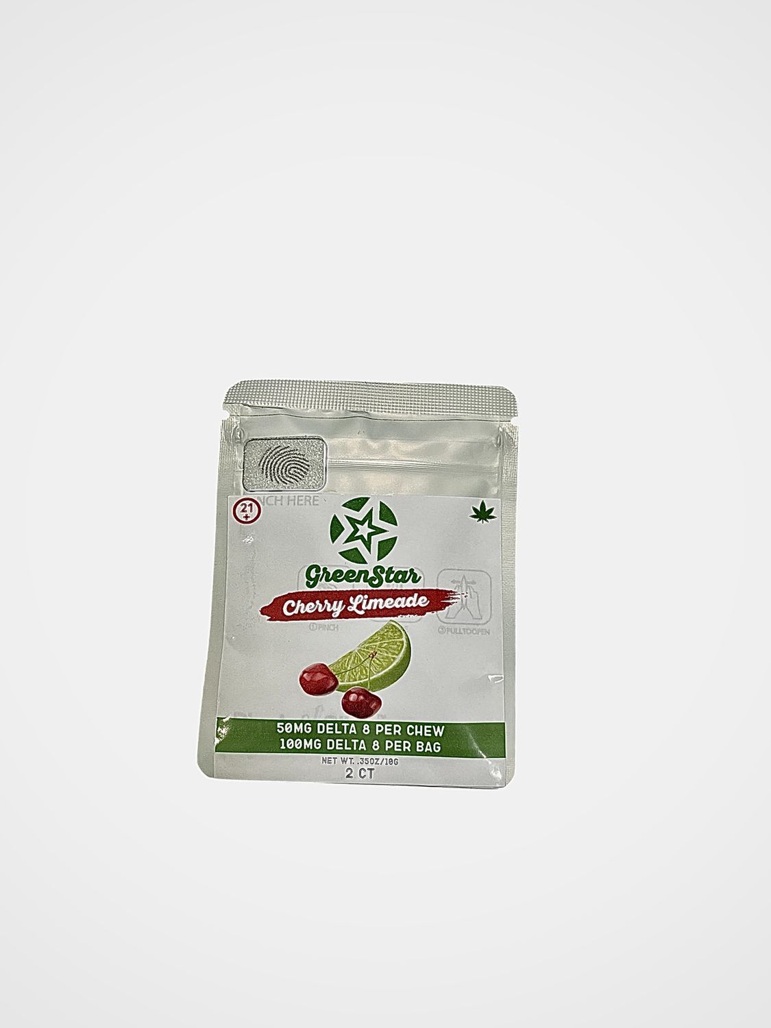 Fruit Chew - Cherry Limeade 50mg Delta 8 2ct bag