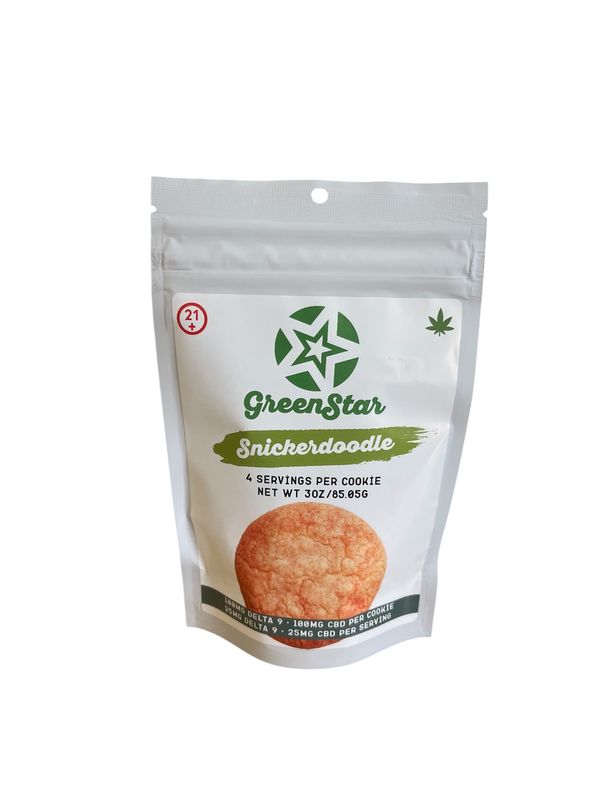 Snickerdood&#39;s Cookie 100mg D9/100mg CBD