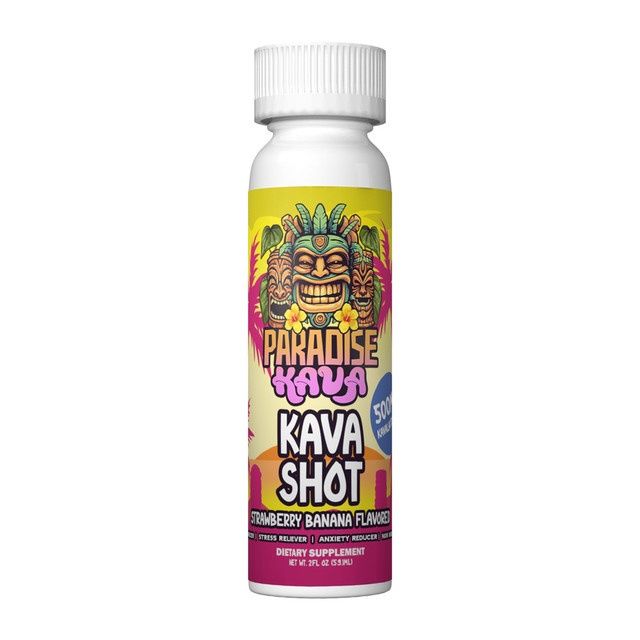 Kava Shot Strawberry Banana 500mg Kavalatones