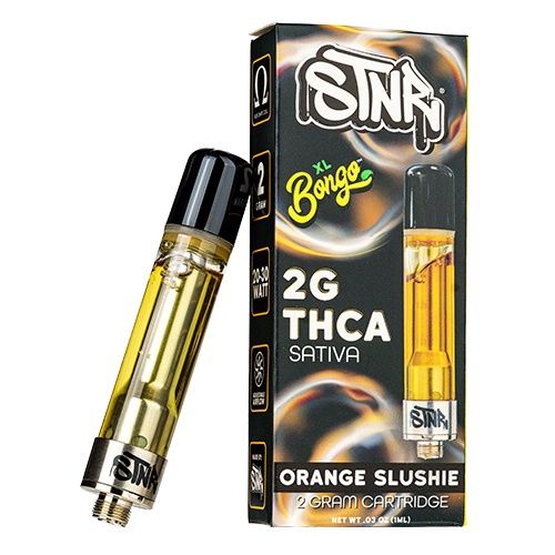 Sub-Ohm Bongo 2 Gram Cartridges THC-A, Strain: Orange Slushie Sativa