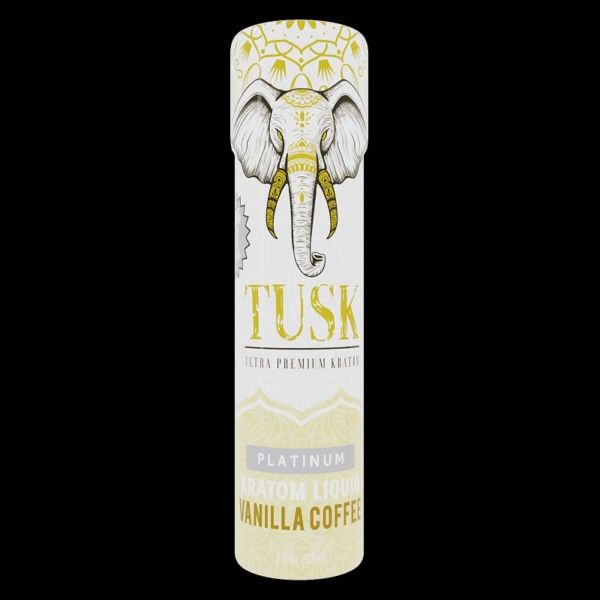Tusk Platinum Kratom Liquid Vanilla Coffee