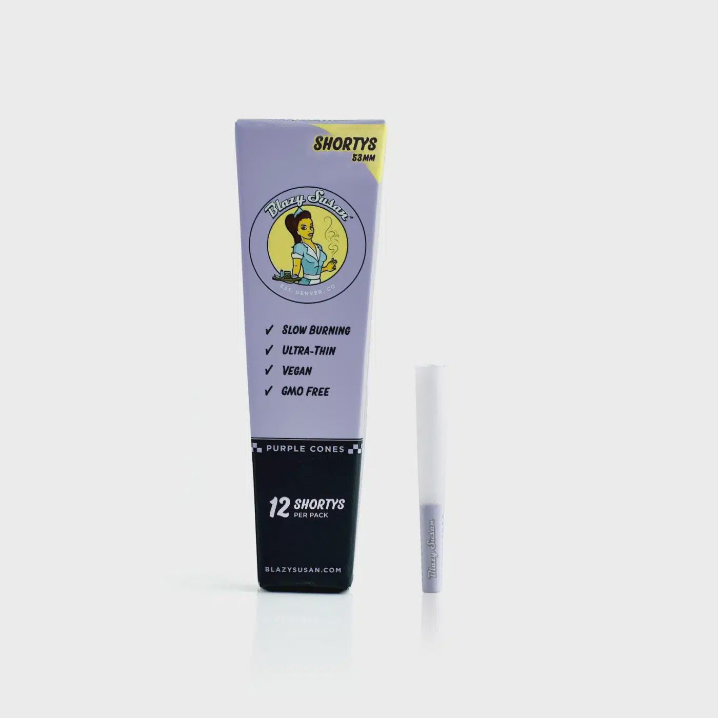 Blazy Susan purple cones shortys