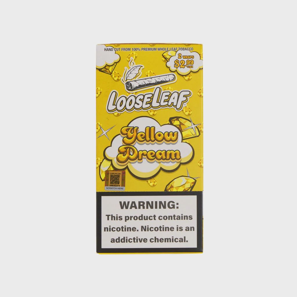 Loose leaf yellow dream wraps