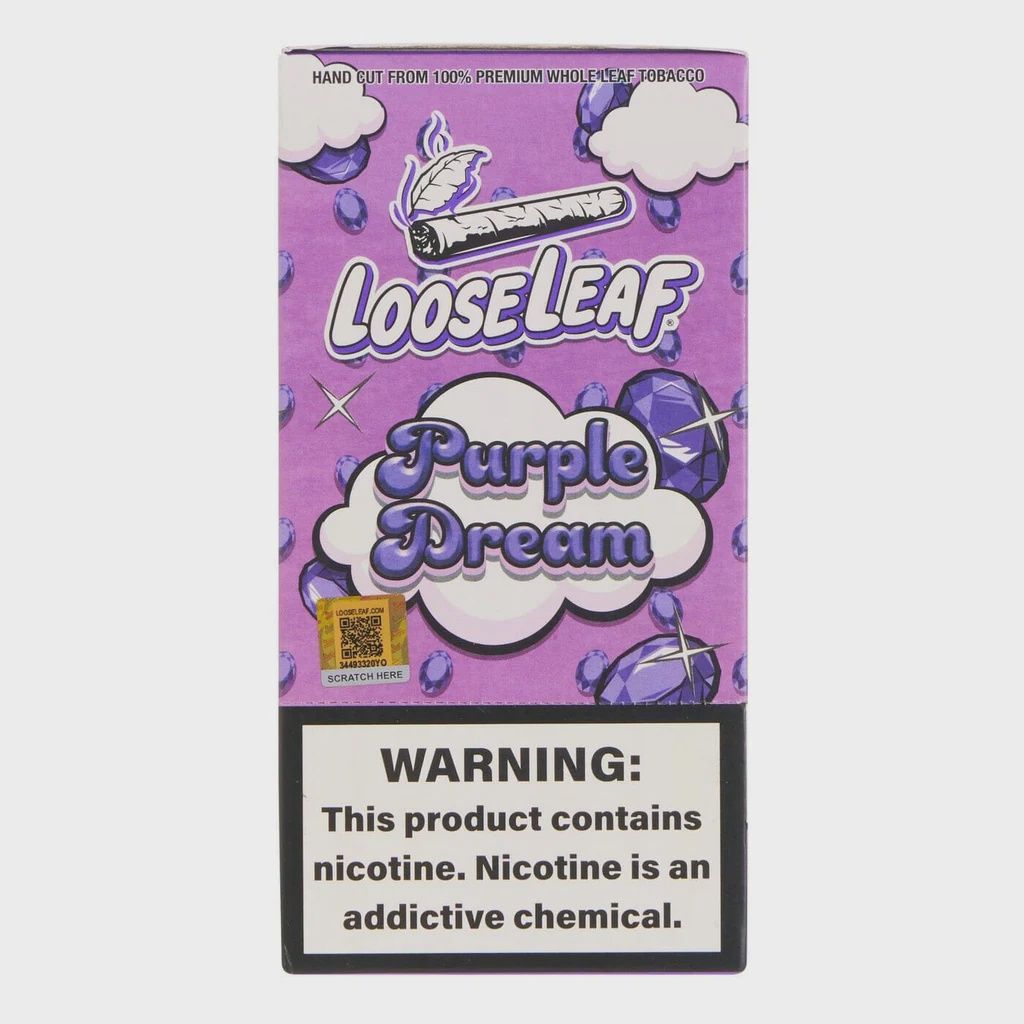 Loose leaf purple dream wraps