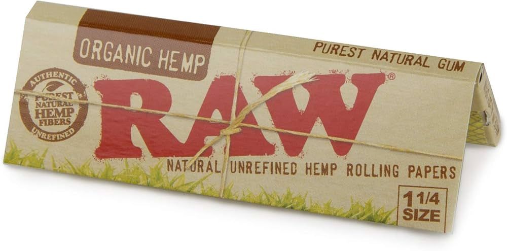 Raw organic hemp papers 1 1/4
