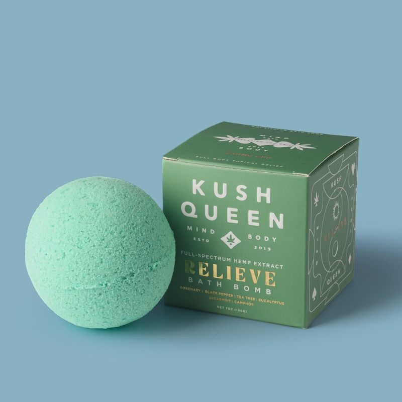 Kush Queen bath bomb relieve
