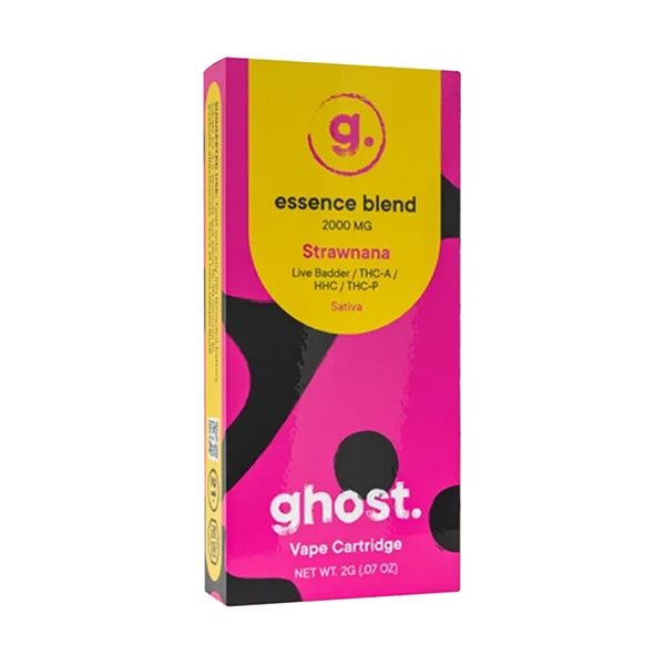 Ghost 2g Essence Blend carts, Strain: Strawnana Sativa