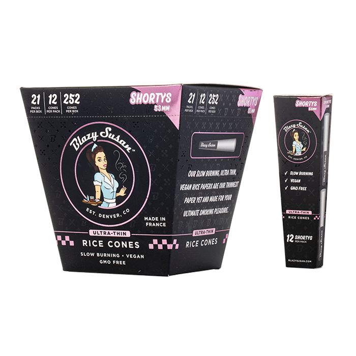 Blazy Susan rice cones, Color: Pink Shorty