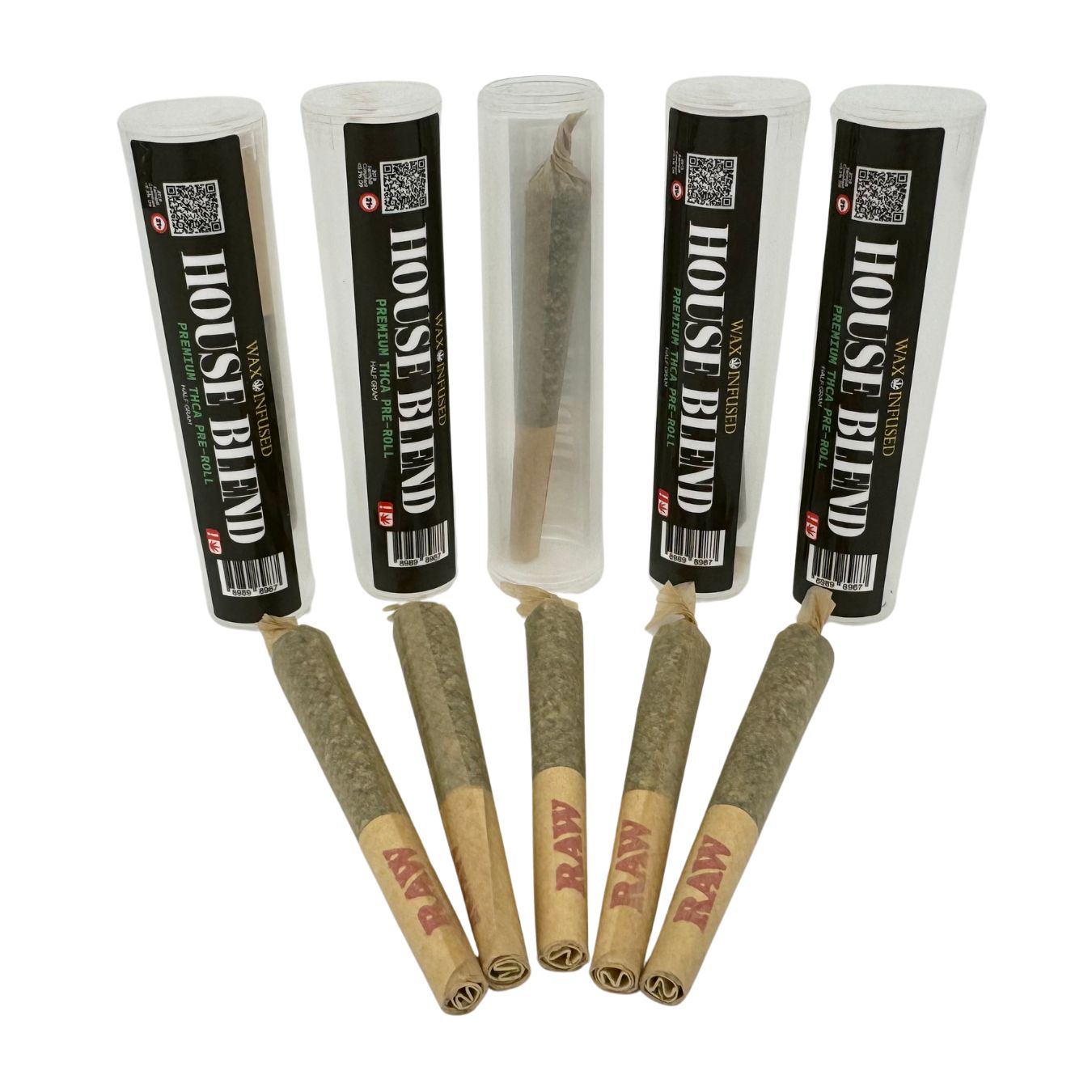 House Blend wax infused pre roll .05