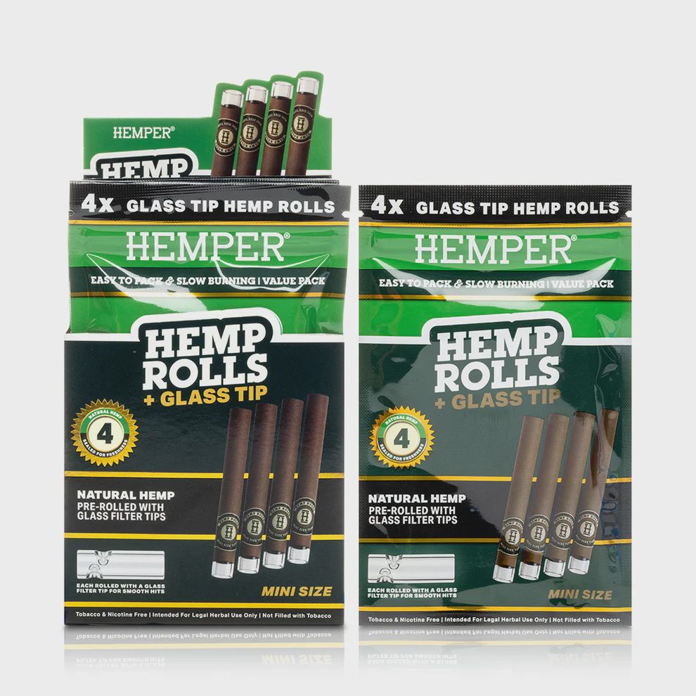 Hemper Hemp rolls with glass tip