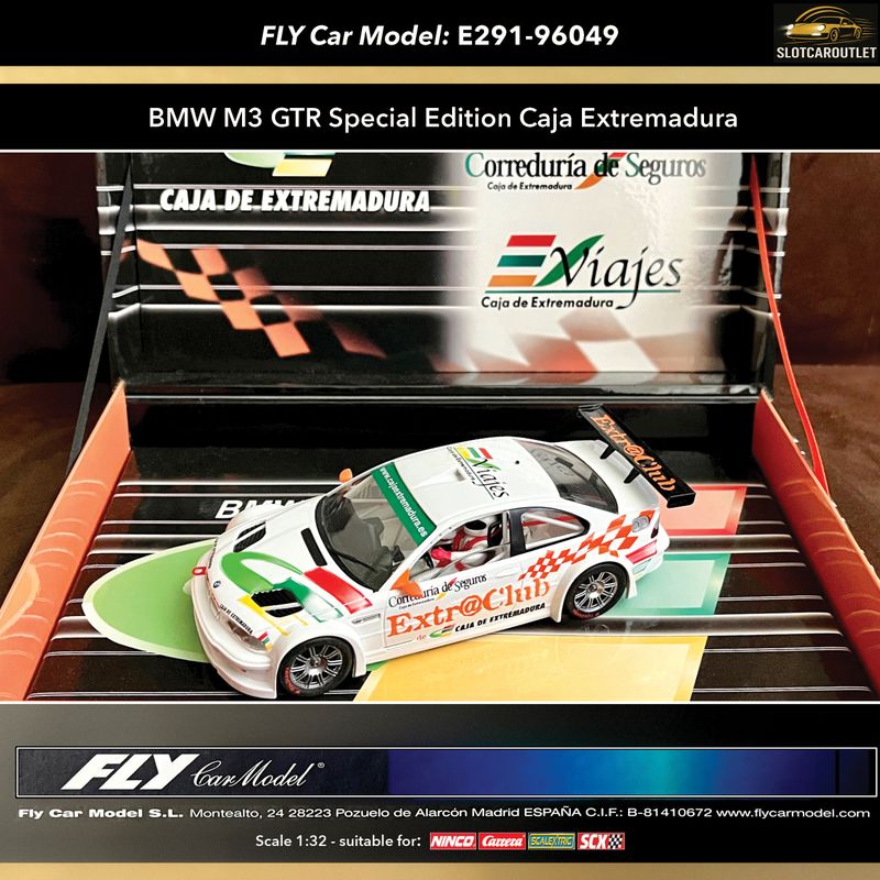 96049 - E291 Fly BMW M3 GTR Special Edition Caja Extremadura