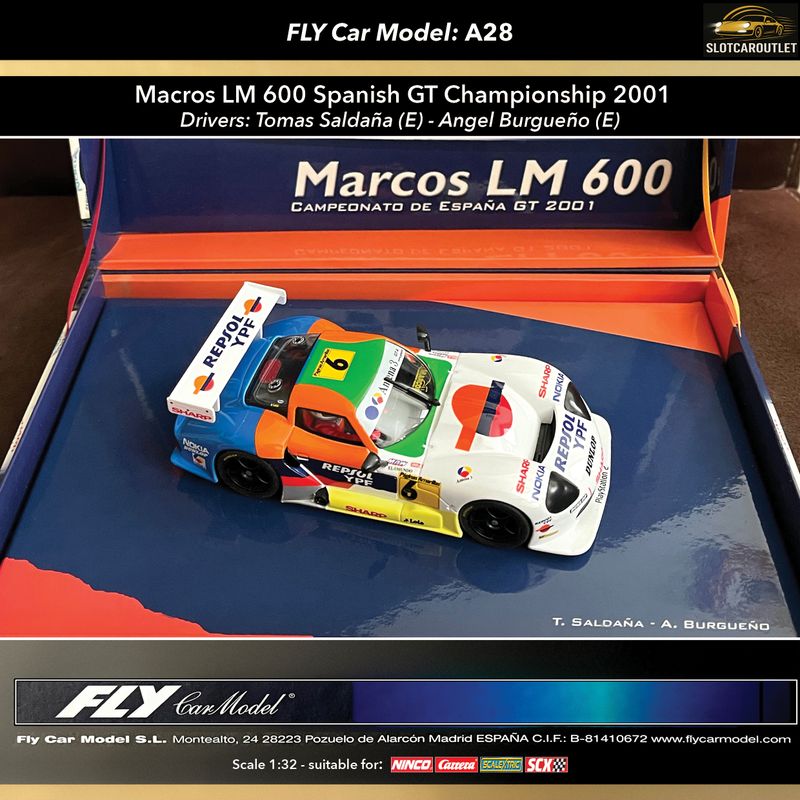 A28 Fly Macros LM 600 Spanish GT Championship 2001