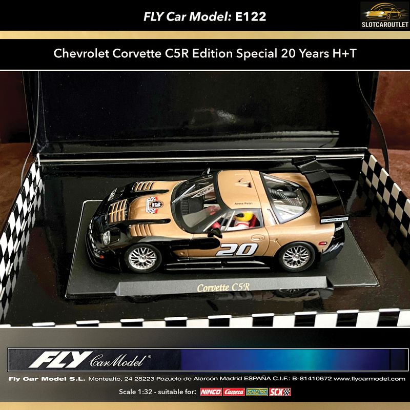 E122 Fly Chevrolet Corvette C5R Edition Special 20 Years H+T