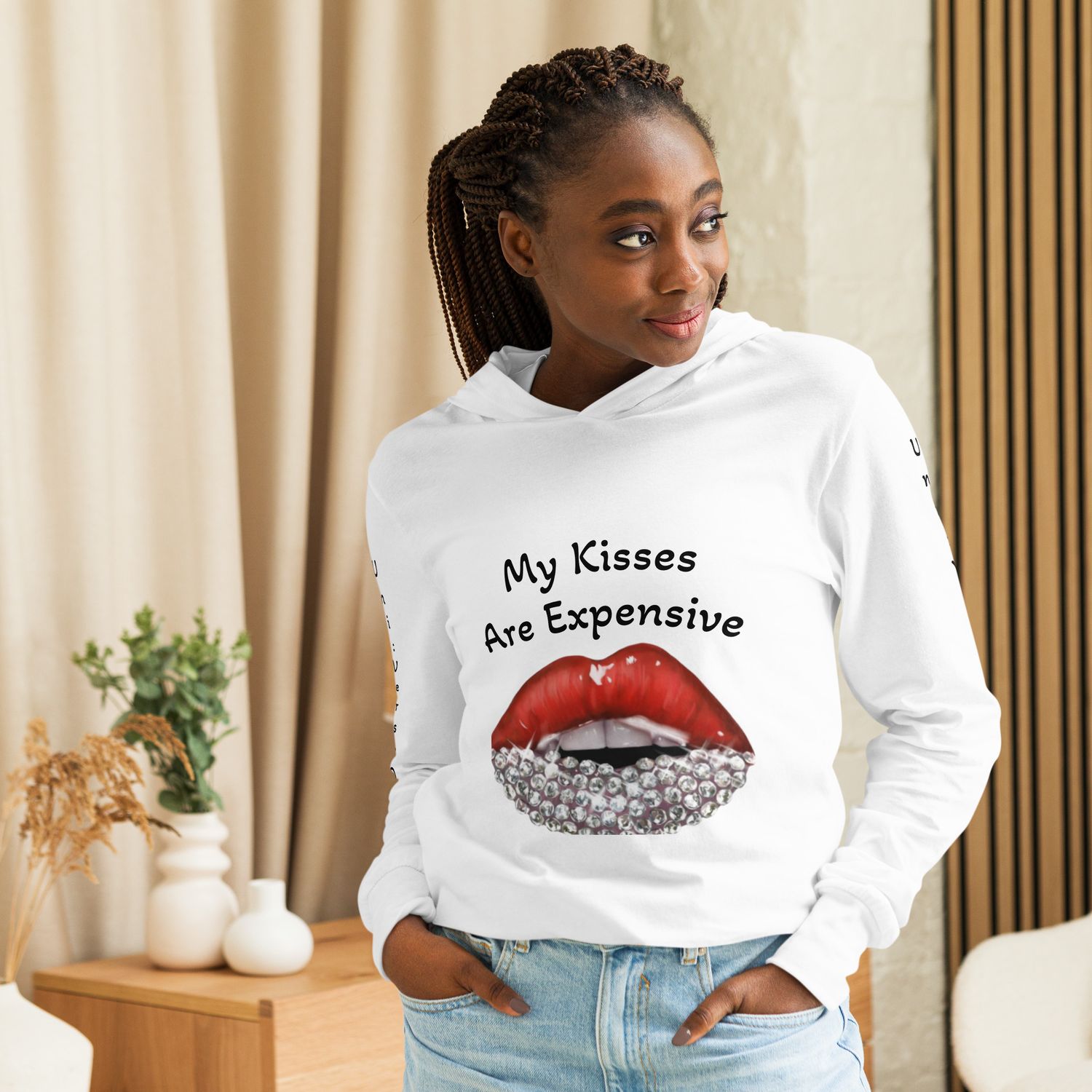 Kisses Hoodie Long-Sleeve Tee