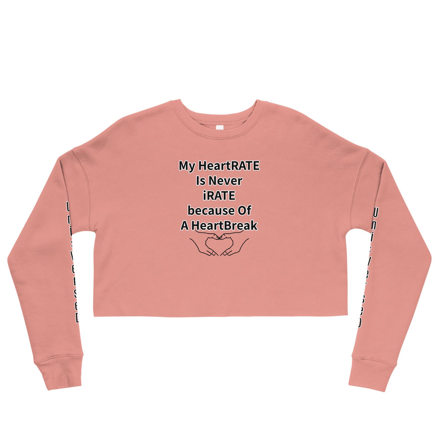 HeartRate Crop Sweatshirt HeartRate Crop Sweatshirt