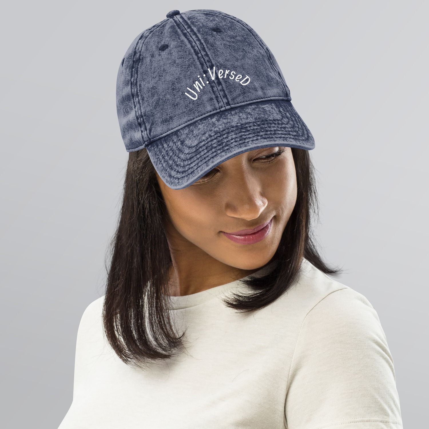 Uni:VerseD Unisex Vintage Cotton Twill Cap