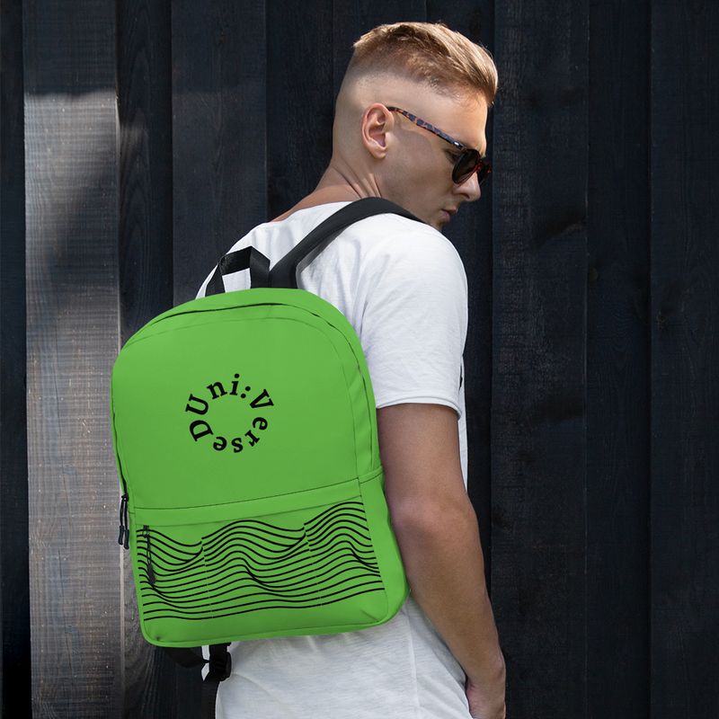 Lime Green Uni:VerseD Backpack