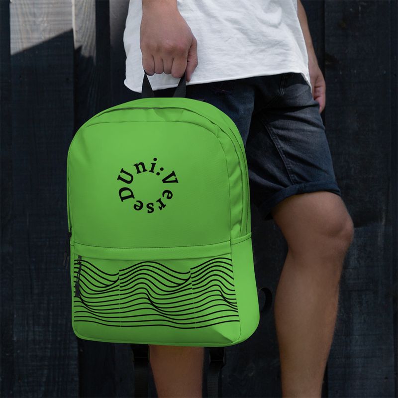 Lime Green Uni:VerseD Backpack