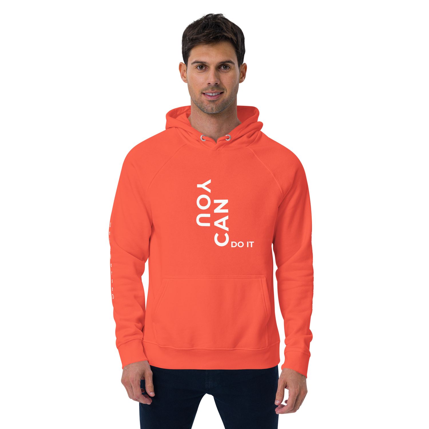 You Can Do It Eco Raglan Hoodie You Can Do It Eco Raglan Hoodie