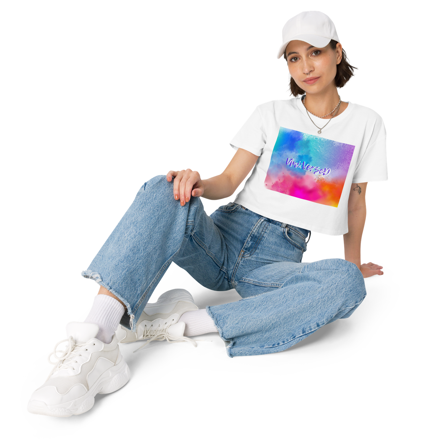 Uni:VerseD Colorful Crop Top