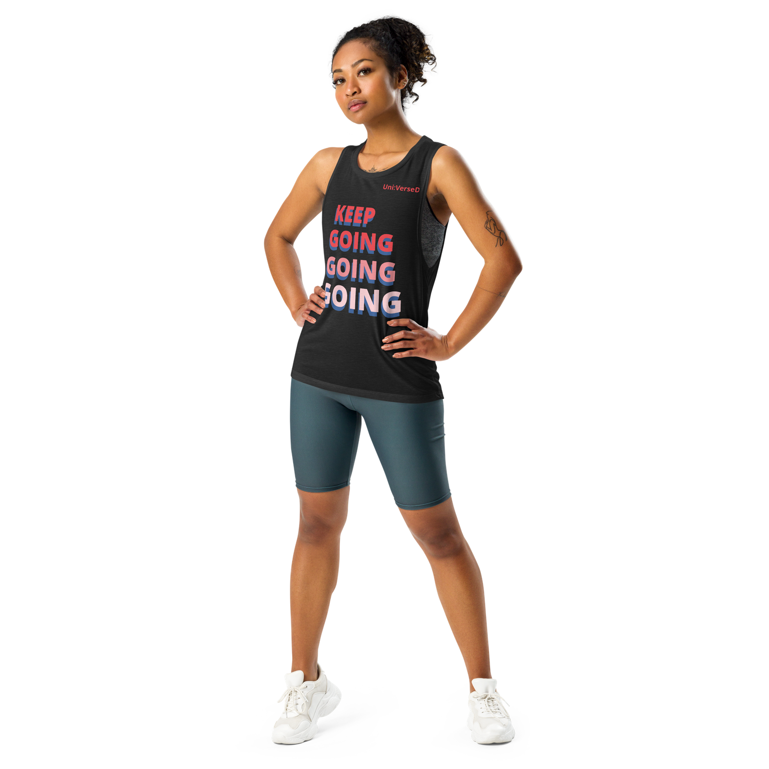 Keep Going Ladies’ Muscle Tank