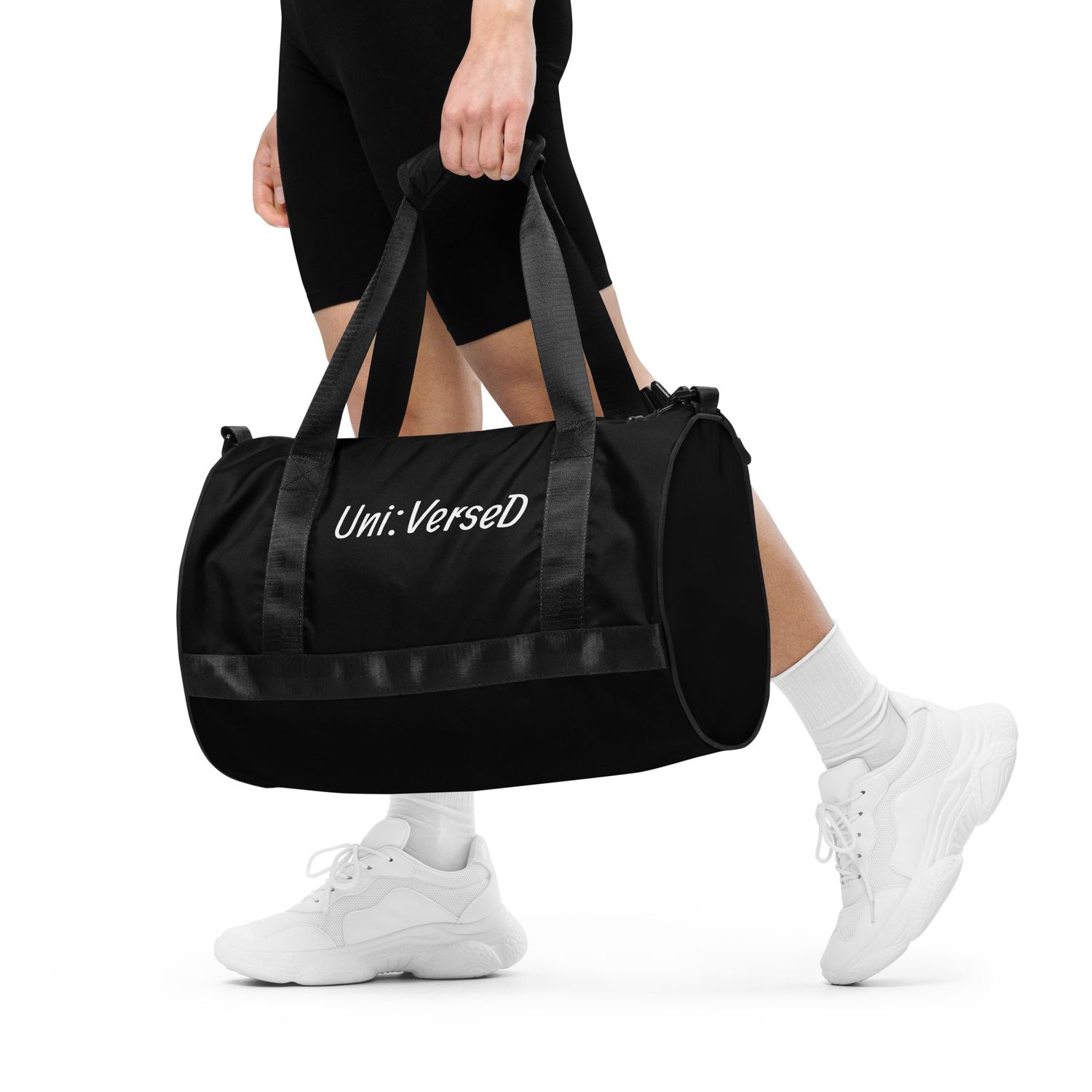 Uni:VerseD Black Gym Bag