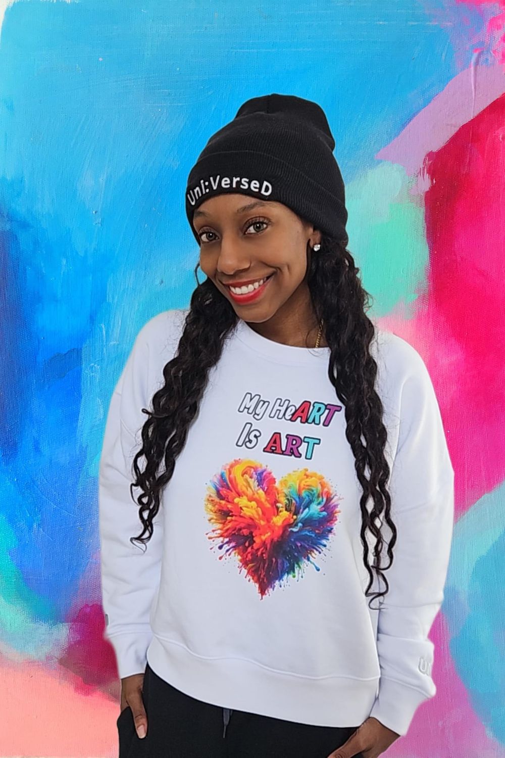 My Heart Is Art Sweatshirt