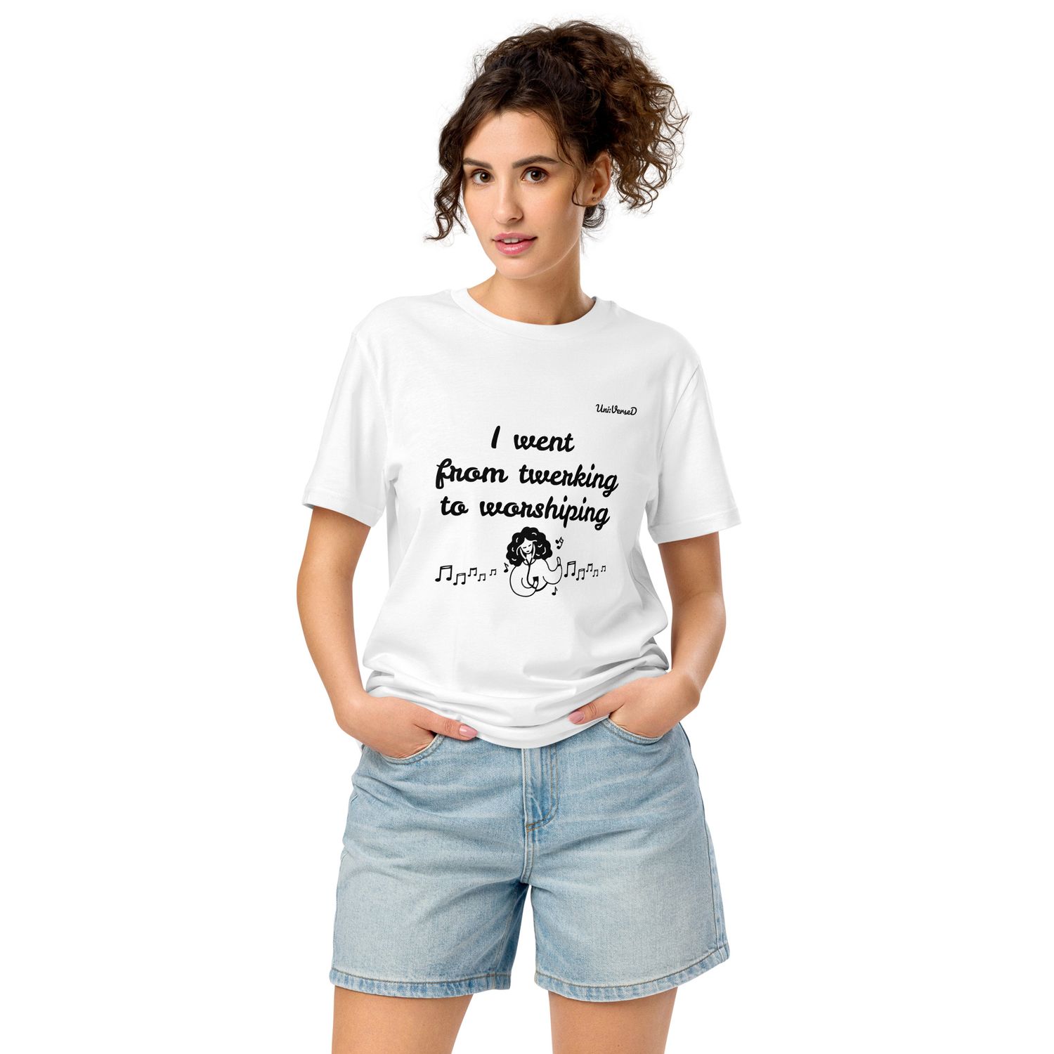 Organic Mid-Light T-shirt Twerk Worship 