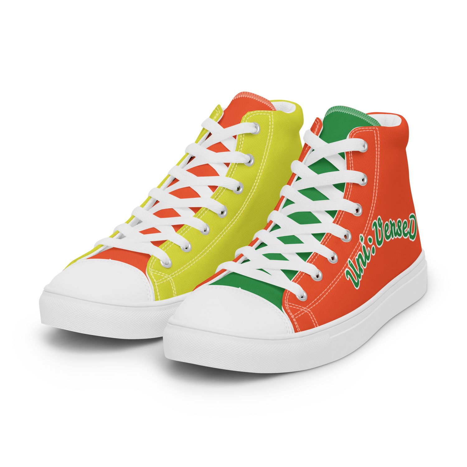 Women’s High Top Lime Green & Orange Women’s High Top Lime Green & Orange