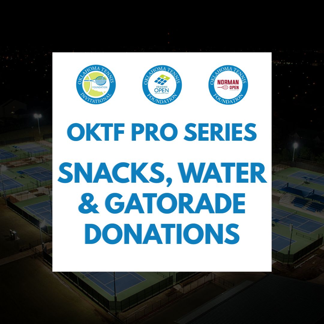 OKTF Pro Series Snacks, Water & Gatorade Donation