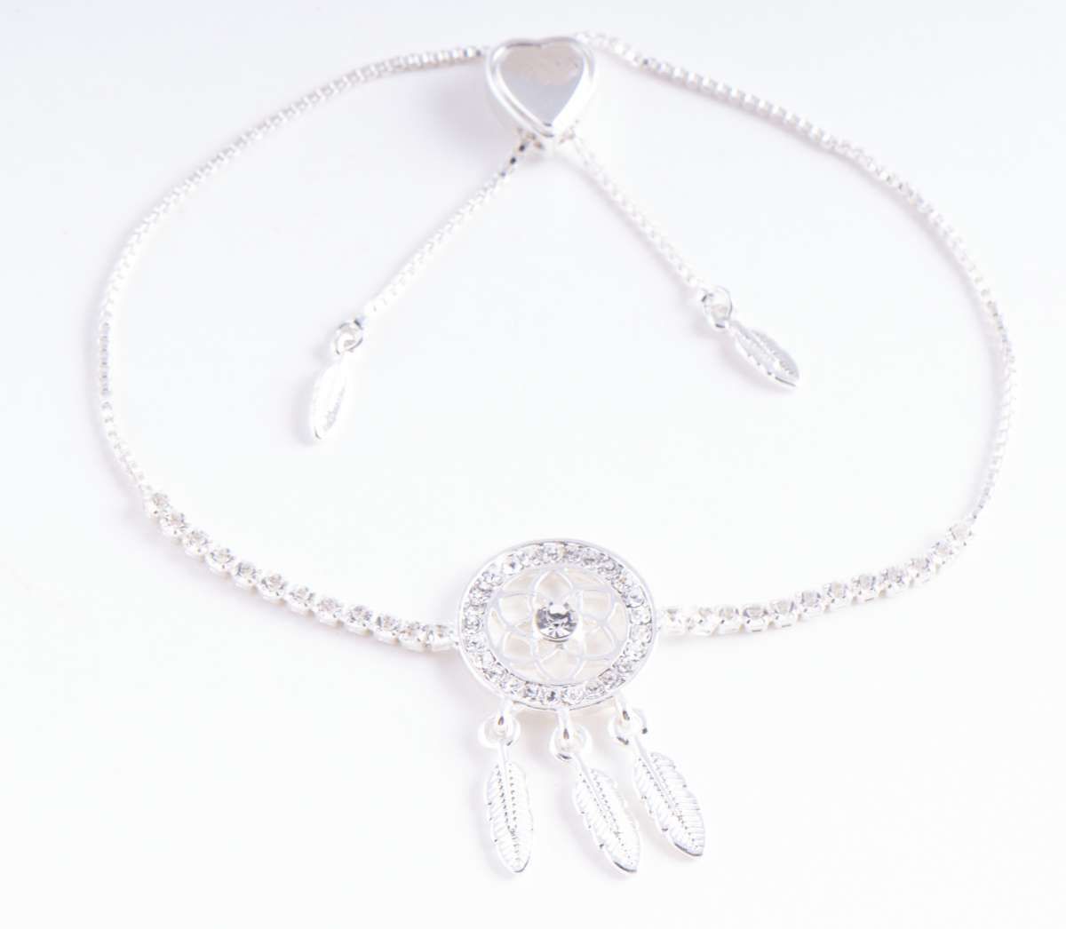 Traumfänger Armbandversilbert, Länge verstellbar