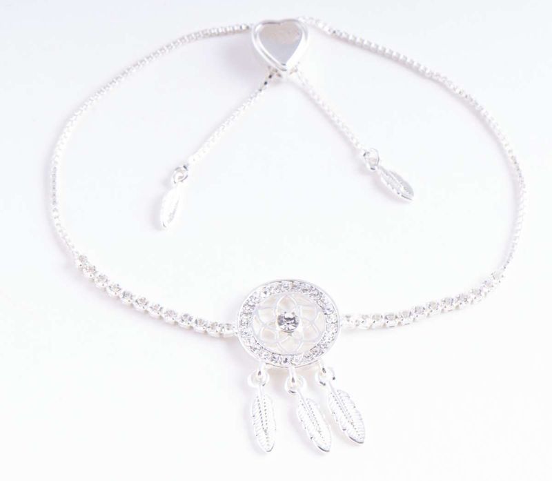 Traumfänger Armbandversilbert, Länge verstellbar Traumfänger Armbandversilbert, Länge verstellbar