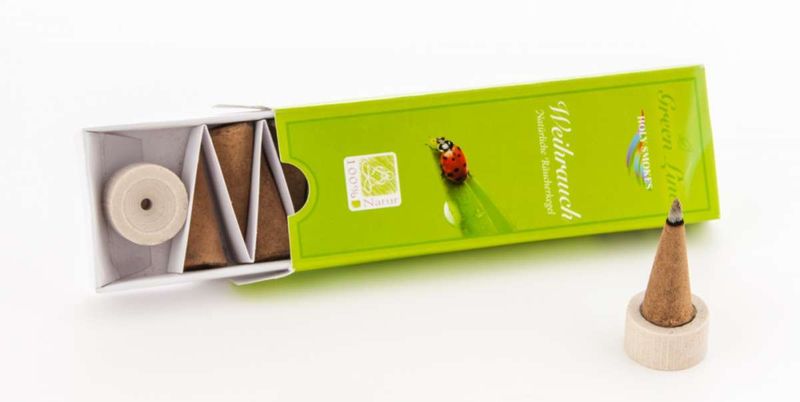 Weihrauch Räucherkegel - Green Line 16 g (10 Kegel) Weihrauch Räucherkegel - Green Line 16 g (10 Kegel)