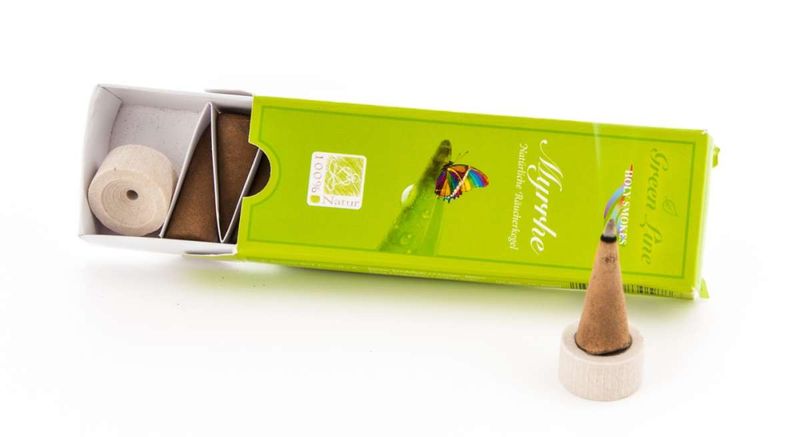 Myrrhe Räucherkegel - Green Line 16 g (10 Kegel) Myrrhe Räucherkegel - Green Line 16 g (10 Kegel)