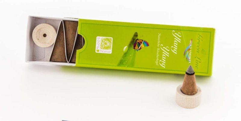 Ylang Ylang Räucherkegel - Green Line 16 g (10 Kegel) Ylang Ylang Räucherkegel - Green Line 16 g (10 Kegel)